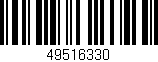 Código de barras (EAN, GTIN, SKU, ISBN): '49516330'
