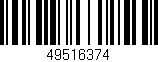 Código de barras (EAN, GTIN, SKU, ISBN): '49516374'
