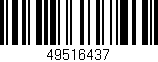 Código de barras (EAN, GTIN, SKU, ISBN): '49516437'