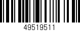 Código de barras (EAN, GTIN, SKU, ISBN): '49519511'