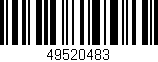 Código de barras (EAN, GTIN, SKU, ISBN): '49520483'