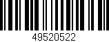 Código de barras (EAN, GTIN, SKU, ISBN): '49520522'