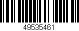 Código de barras (EAN, GTIN, SKU, ISBN): '49535461'