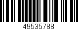 Código de barras (EAN, GTIN, SKU, ISBN): '49535788'