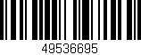 Código de barras (EAN, GTIN, SKU, ISBN): '49536695'