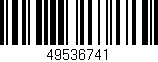 Código de barras (EAN, GTIN, SKU, ISBN): '49536741'