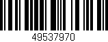Código de barras (EAN, GTIN, SKU, ISBN): '49537970'
