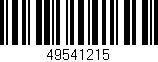 Código de barras (EAN, GTIN, SKU, ISBN): '49541215'