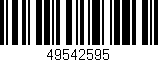 Código de barras (EAN, GTIN, SKU, ISBN): '49542595'