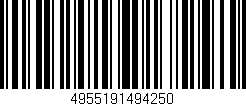 Código de barras (EAN, GTIN, SKU, ISBN): '4955191494250'
