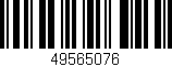 Código de barras (EAN, GTIN, SKU, ISBN): '49565076'