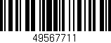 Código de barras (EAN, GTIN, SKU, ISBN): '49567711'