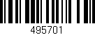 Código de barras (EAN, GTIN, SKU, ISBN): '495701'