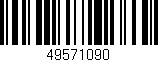 Código de barras (EAN, GTIN, SKU, ISBN): '49571090'