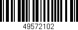 Código de barras (EAN, GTIN, SKU, ISBN): '49572102'