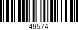 Código de barras (EAN, GTIN, SKU, ISBN): '49574'