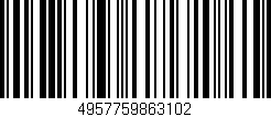 Código de barras (EAN, GTIN, SKU, ISBN): '4957759863102'