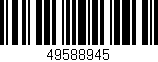 Código de barras (EAN, GTIN, SKU, ISBN): '49588945'