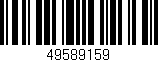 Código de barras (EAN, GTIN, SKU, ISBN): '49589159'