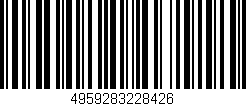 Código de barras (EAN, GTIN, SKU, ISBN): '4959283228426'