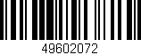 Código de barras (EAN, GTIN, SKU, ISBN): '49602072'