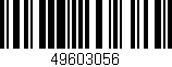 Código de barras (EAN, GTIN, SKU, ISBN): '49603056'