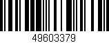 Código de barras (EAN, GTIN, SKU, ISBN): '49603379'