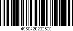 Código de barras (EAN, GTIN, SKU, ISBN): '4960428292530'