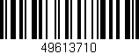 Código de barras (EAN, GTIN, SKU, ISBN): '49613710'