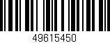 Código de barras (EAN, GTIN, SKU, ISBN): '49615450'