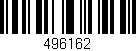 Código de barras (EAN, GTIN, SKU, ISBN): '496162'
