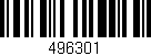 Código de barras (EAN, GTIN, SKU, ISBN): '496301'