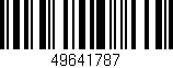 Código de barras (EAN, GTIN, SKU, ISBN): '49641787'