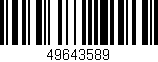 Código de barras (EAN, GTIN, SKU, ISBN): '49643589'
