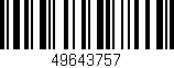 Código de barras (EAN, GTIN, SKU, ISBN): '49643757'