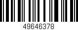 Código de barras (EAN, GTIN, SKU, ISBN): '49646378'