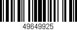 Código de barras (EAN, GTIN, SKU, ISBN): '49649925'