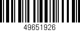 Código de barras (EAN, GTIN, SKU, ISBN): '49651926'