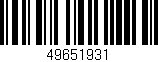 Código de barras (EAN, GTIN, SKU, ISBN): '49651931'