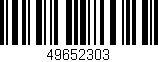 Código de barras (EAN, GTIN, SKU, ISBN): '49652303'