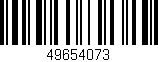 Código de barras (EAN, GTIN, SKU, ISBN): '49654073'