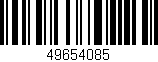 Código de barras (EAN, GTIN, SKU, ISBN): '49654085'