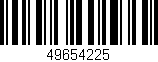 Código de barras (EAN, GTIN, SKU, ISBN): '49654225'