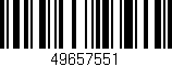 Código de barras (EAN, GTIN, SKU, ISBN): '49657551'