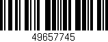 Código de barras (EAN, GTIN, SKU, ISBN): '49657745'