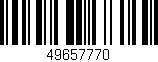 Código de barras (EAN, GTIN, SKU, ISBN): '49657770'