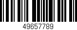 Código de barras (EAN, GTIN, SKU, ISBN): '49657789'