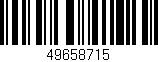 Código de barras (EAN, GTIN, SKU, ISBN): '49658715'