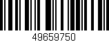 Código de barras (EAN, GTIN, SKU, ISBN): '49659750'