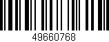 Código de barras (EAN, GTIN, SKU, ISBN): '49660768'